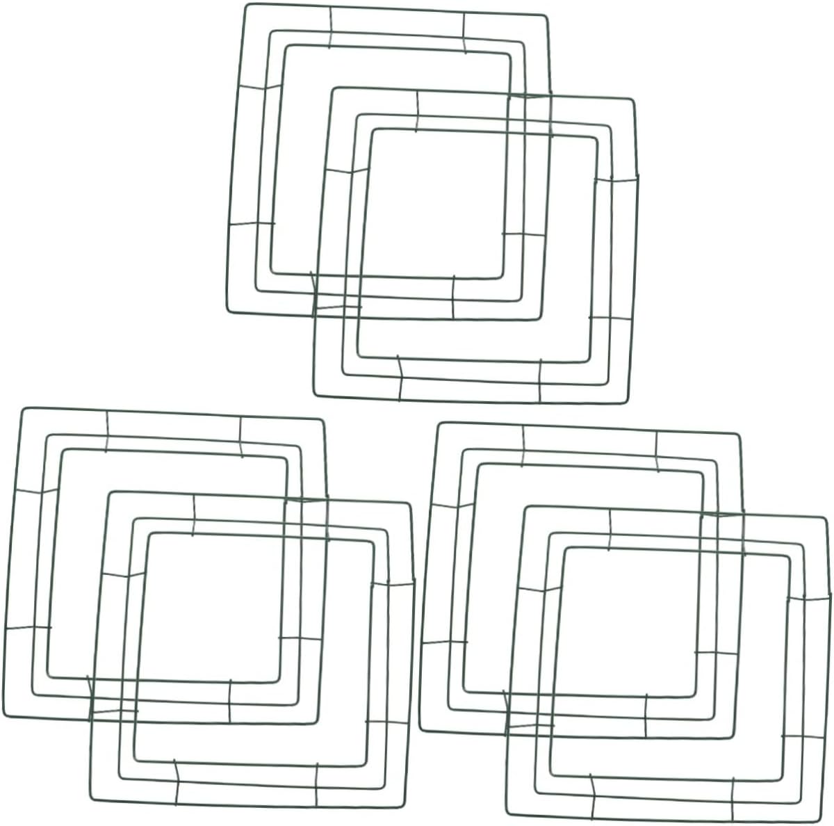 NOLITOY 6 Pcs Square Garland Wire Hangers