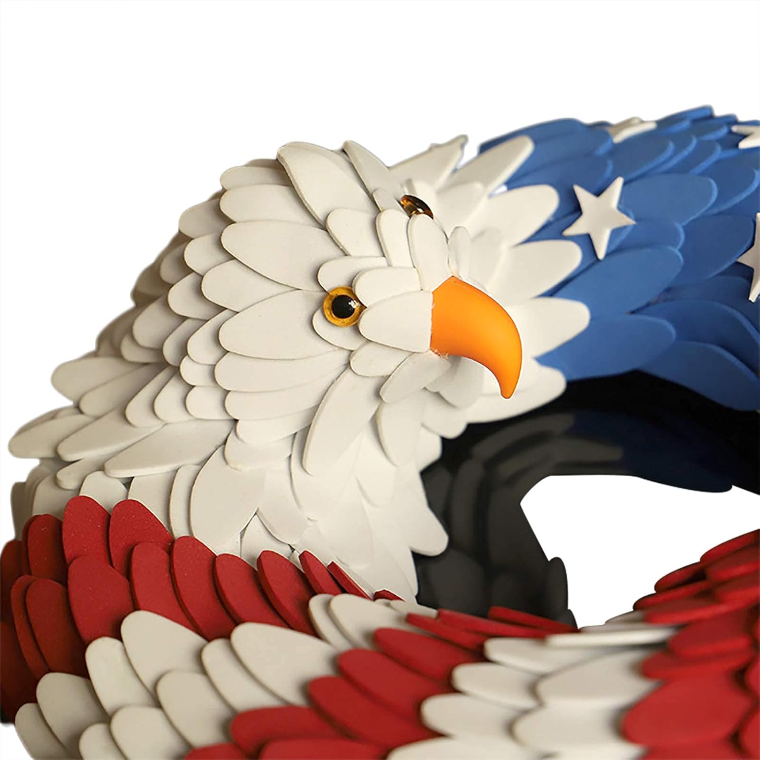 LoviHome American Eagle Patriotic Wreath for Home Decor