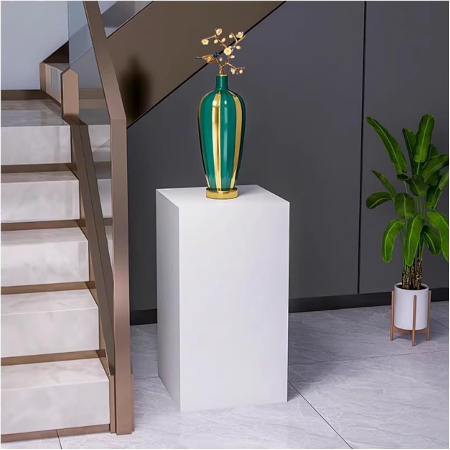 Zhfengzhou Cube Display Pedestal 24 20 16 12 8 Inch Tall