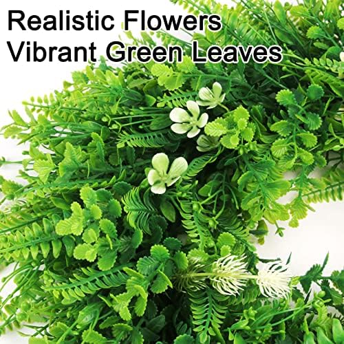 GameXcel Spring Door Wreath 20 Inch Green Decor with Hanger