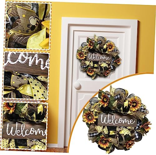 Festive Door Wreath Home Decor Garland