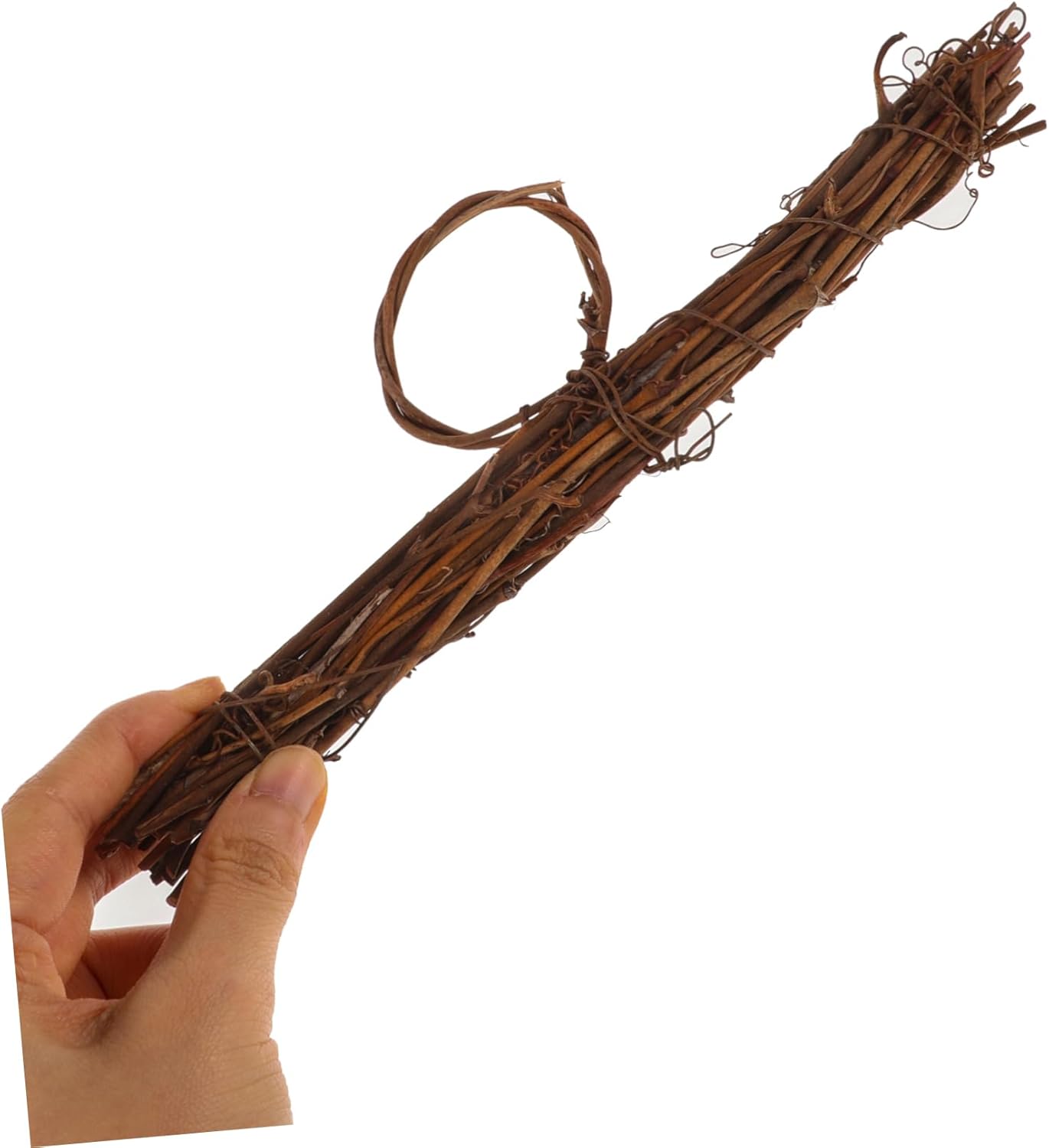 Yardwe Rattan Wreath Hoop Frame for DIY Crafts and Home Decor