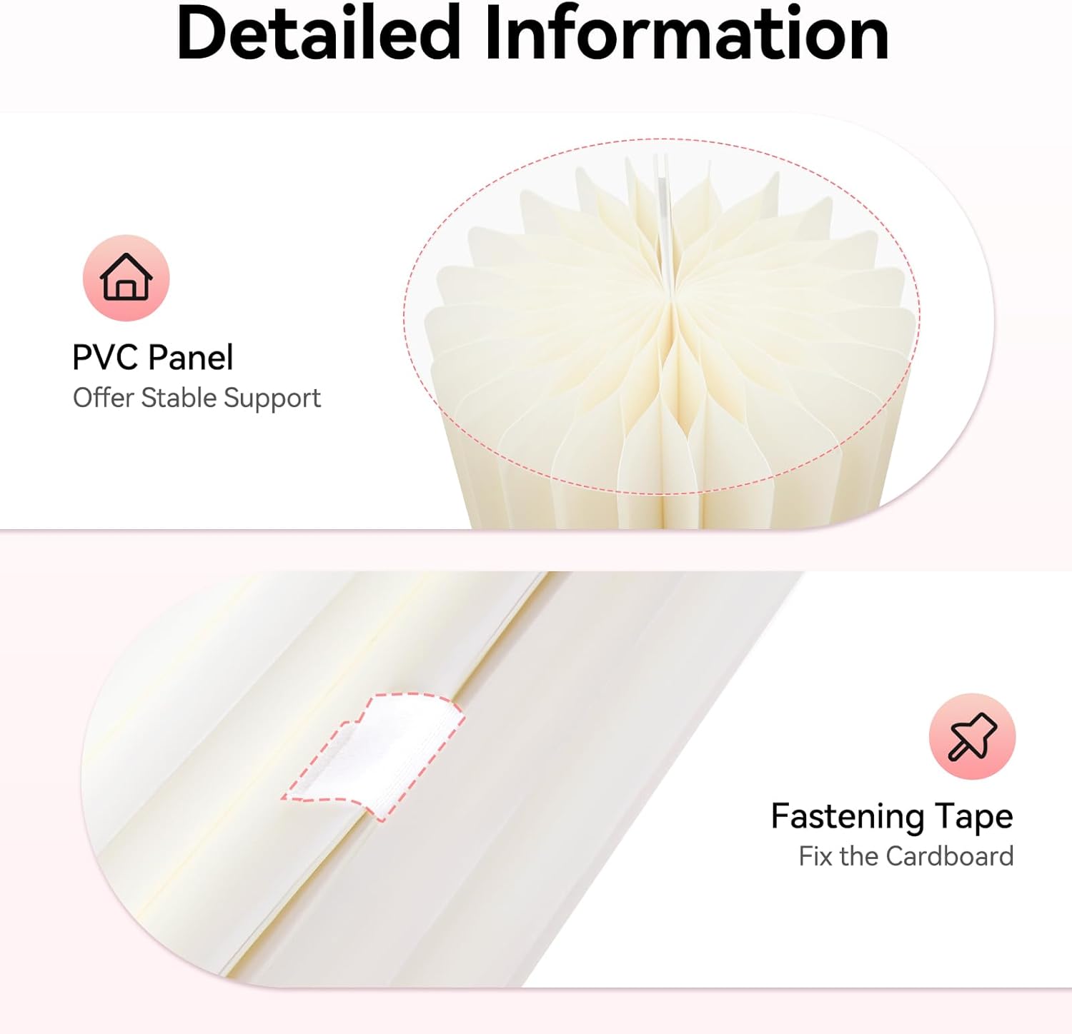4 Pcs Foldable Cardboard Column Pedestal for Wedding Decor