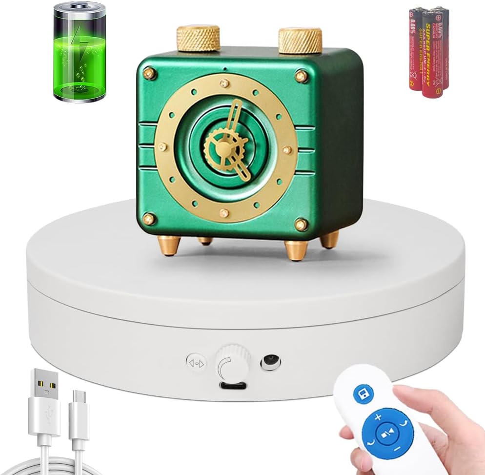 ComXim Motorized Rotating Display Stand with Knob and Remote