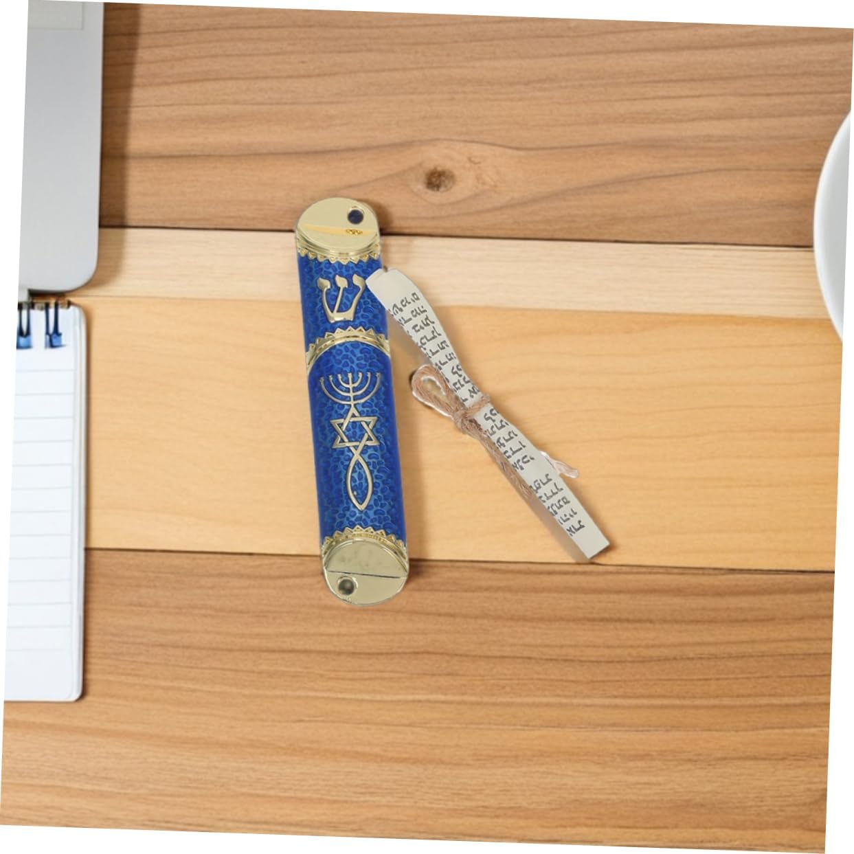 Cabilock 3sets Messianic Seal Mezuzah Case Jewish Wall Decor