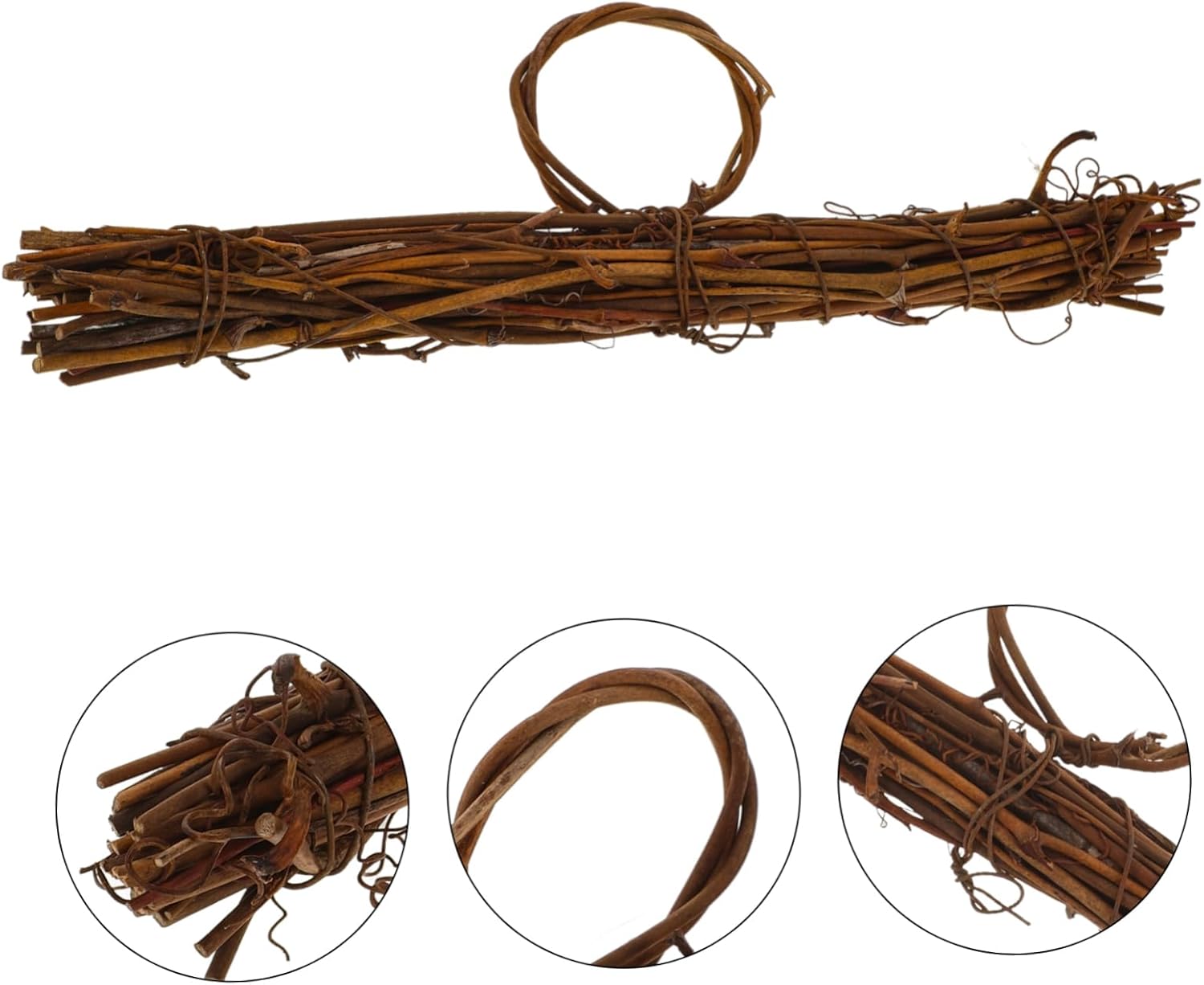 BESPORTBLE Rattan Wreath Frame for Home Decor