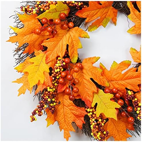 Handcrafted Fall Wreath for Front Door Decor