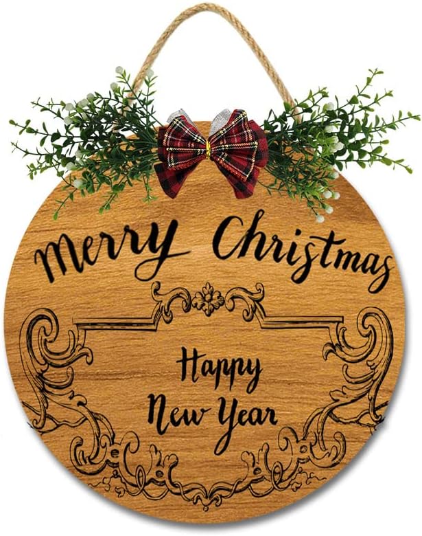 Winter Christmas Fall Wreath Hanger for Front Door Porch Patio 12-Inch Decor