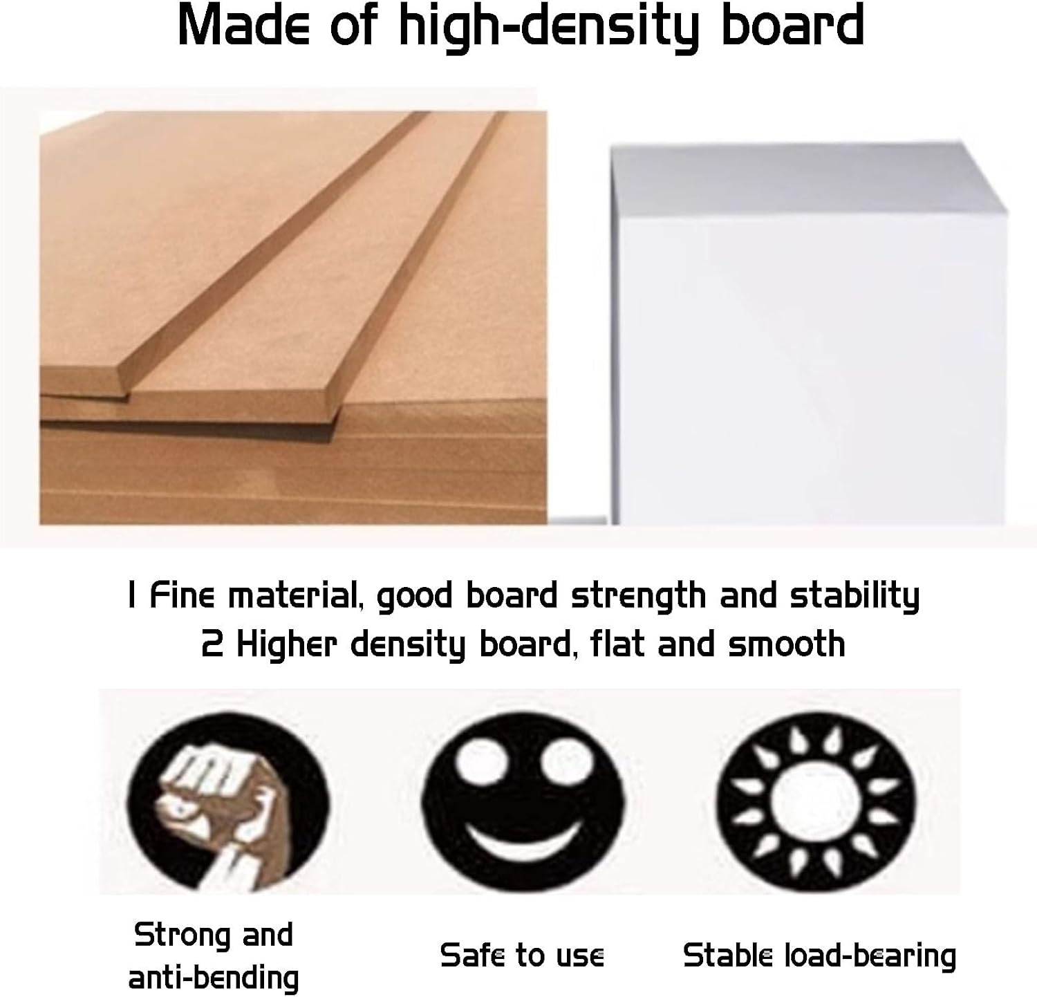 Round Risers Model Display Stand - 40x80cm 440 Lbs Capacity White Square Pedestal for Retail and Events