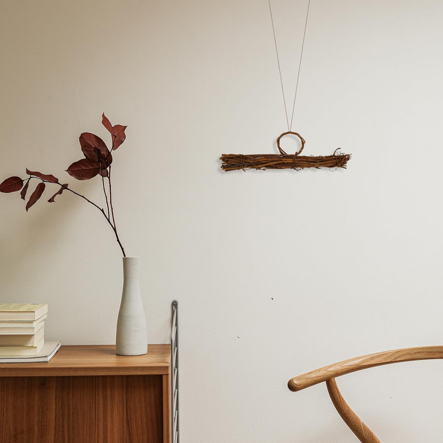 HANABASS Rattan Wreath Frame for Decor and Floral Arrangements