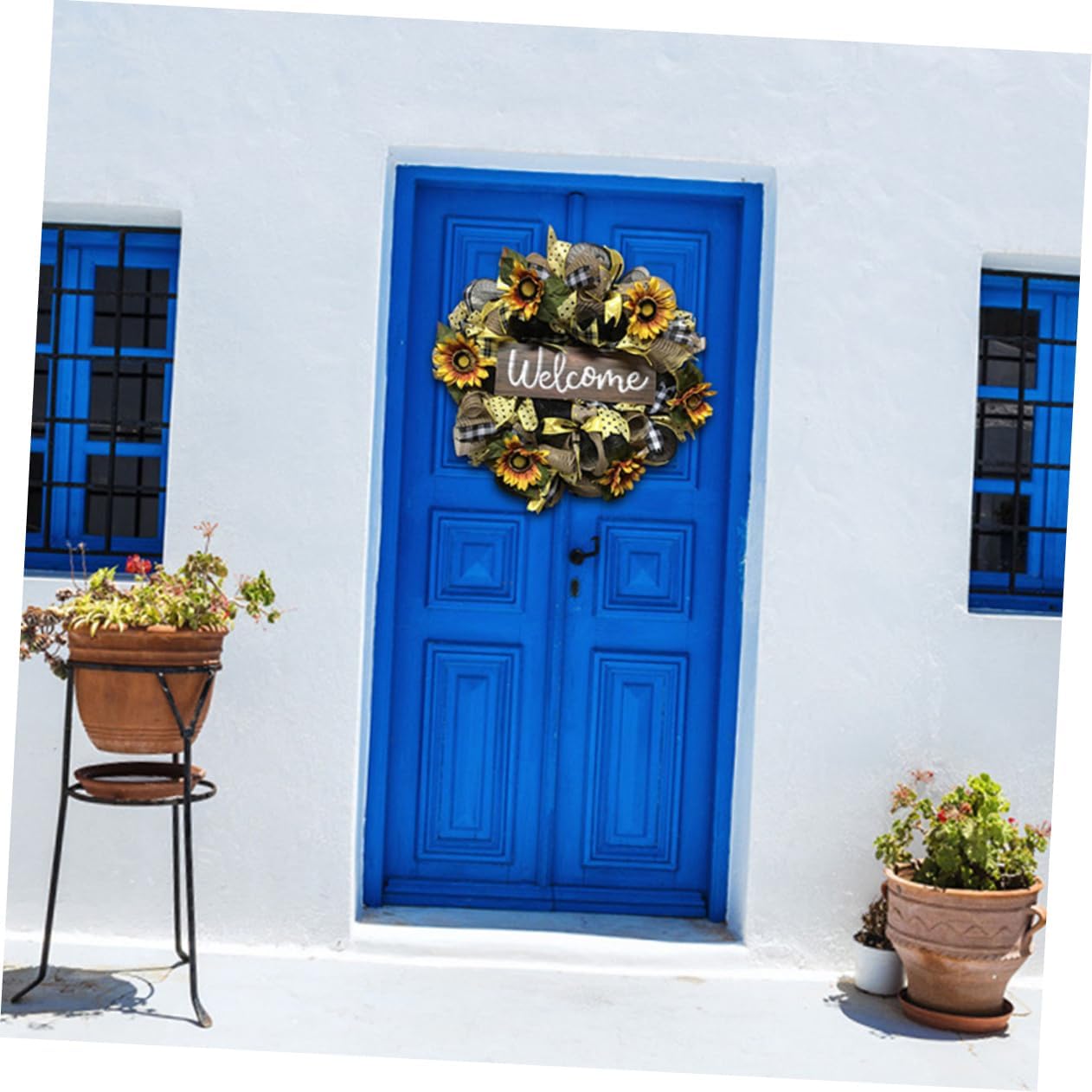 Festive Door Wreath Home Decor Garland