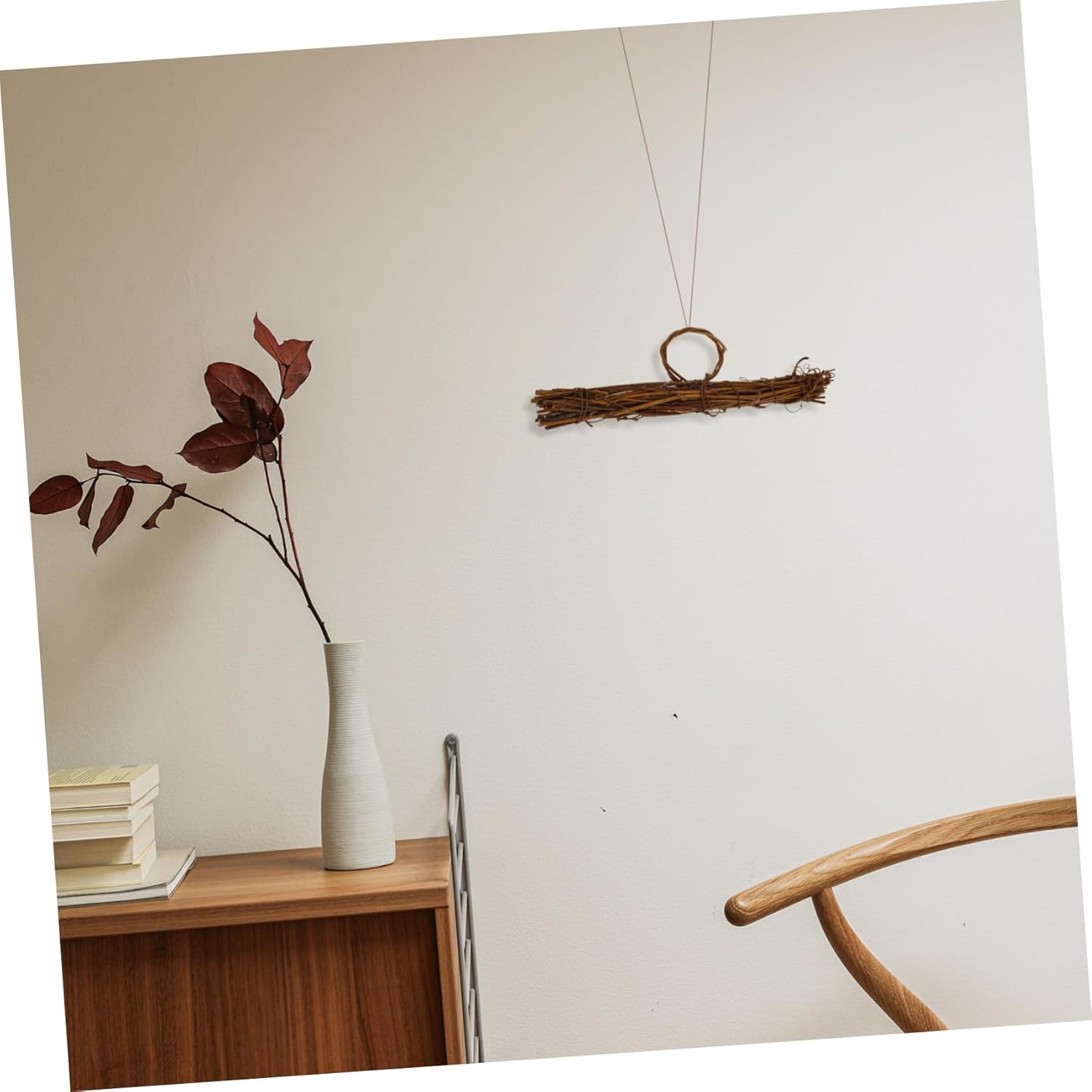 Happyyami Rattan Wreath Frame for DIY Crafts