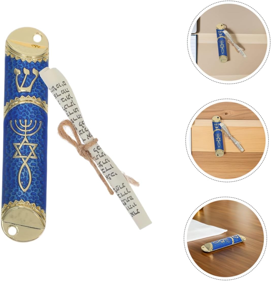 Ciieeo 3sets Elegant Mezuzah Case Door Decor