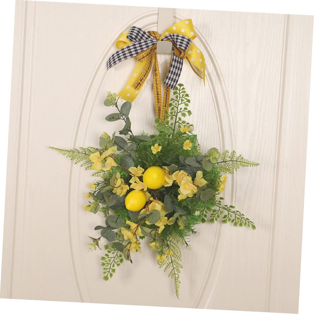 Artificial Flower Wreath Boho Door Decor