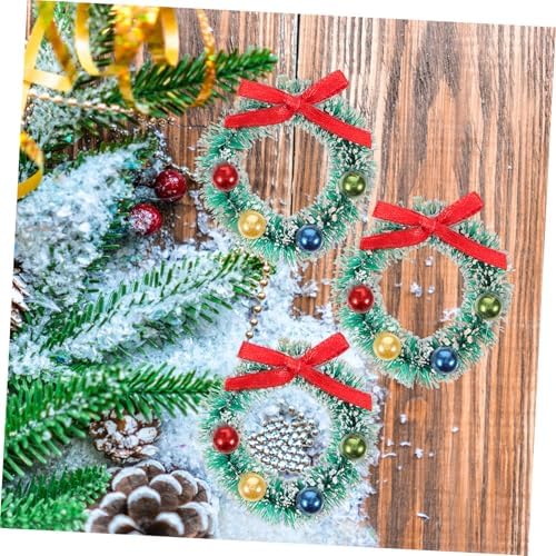 10pcs Christmas Wreath for Front Door and Window Hanging