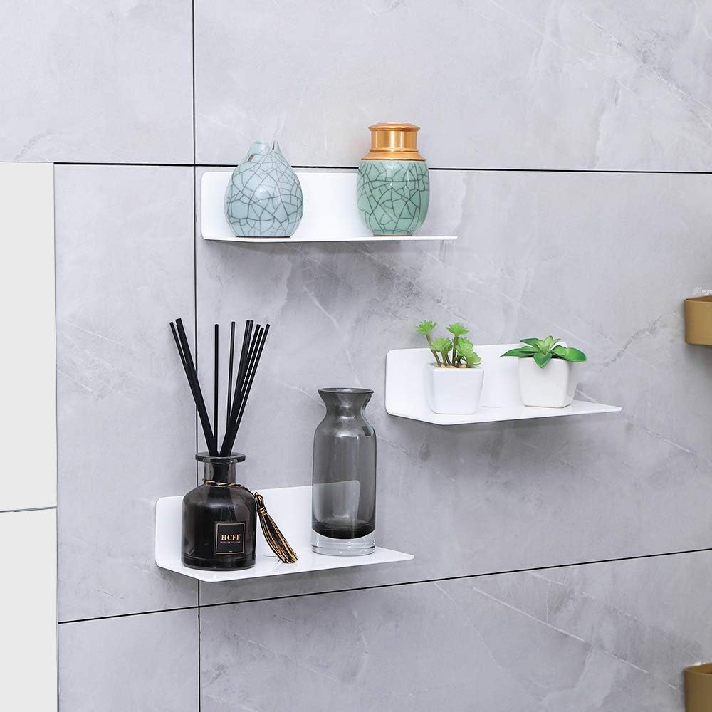 IEEK 9 Inch Acrylic Floating Shelves Set of 4