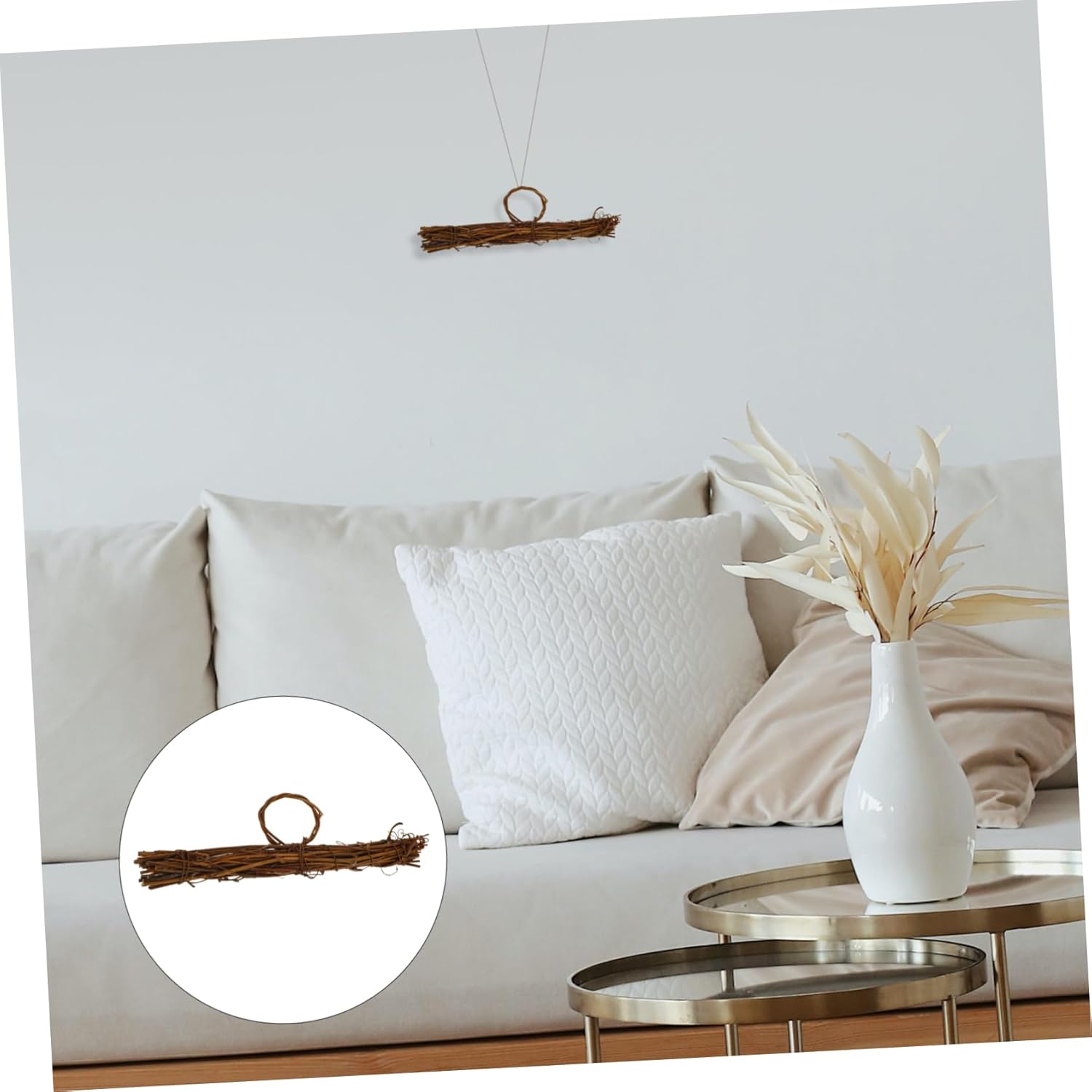 Rattan Wreath Frame for Home and Garden Decor