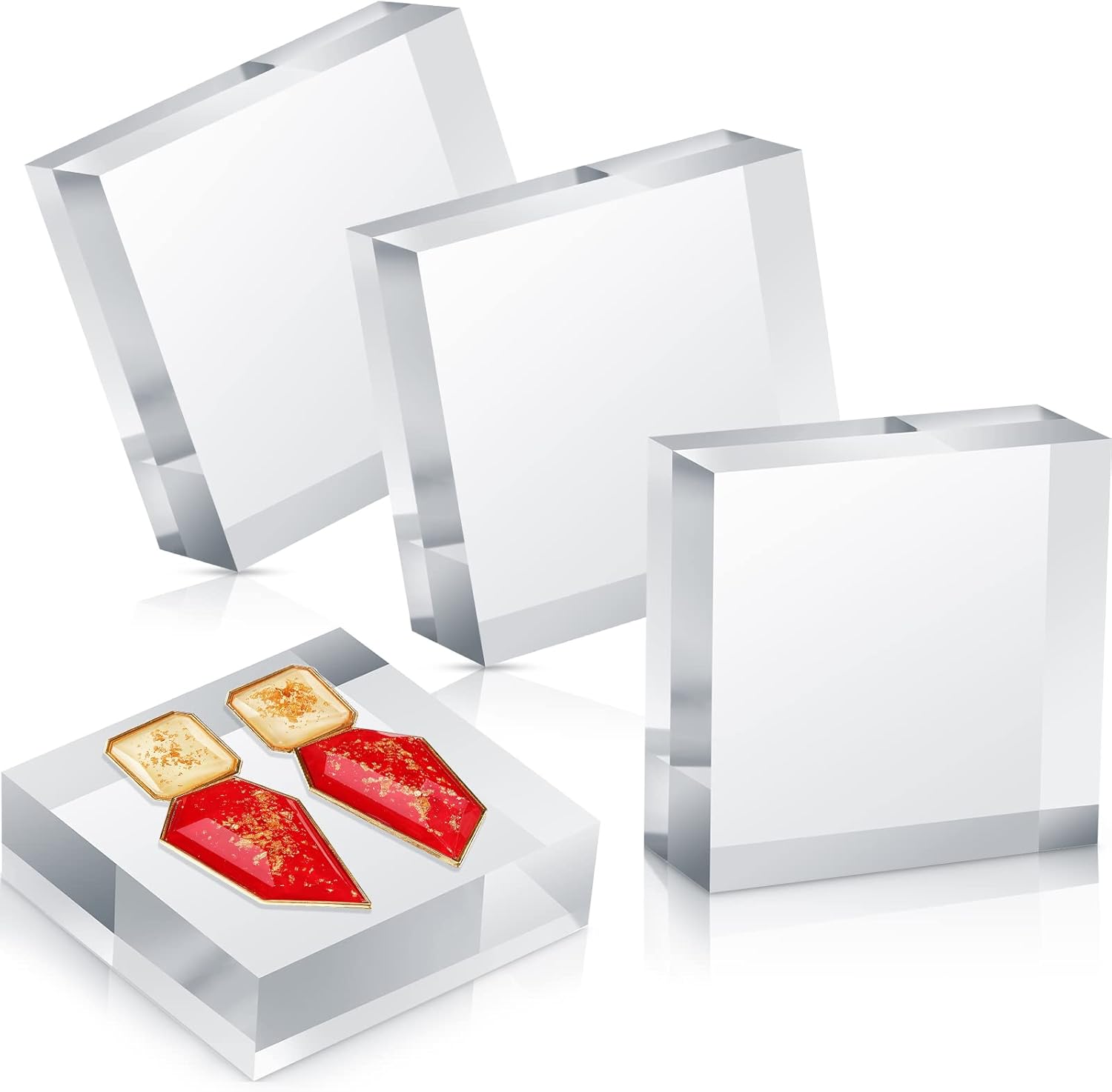 Remerry Acrylic Cube Display Stand Set of 4