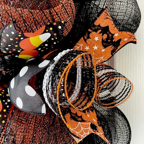 Halloween Candy Corn Wreath 24 or 28 Inches