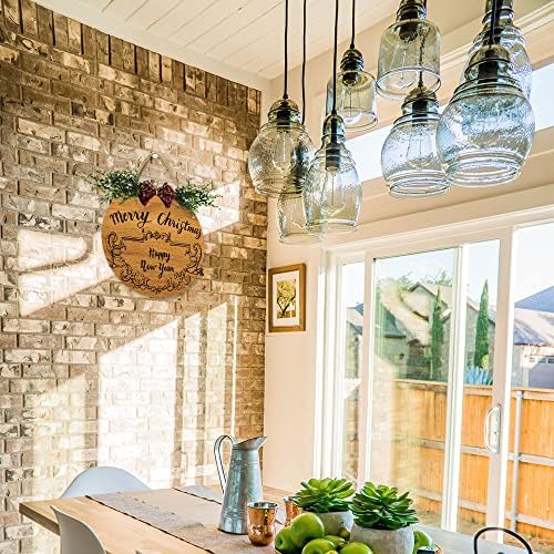 Winter Christmas Fall Wreath Hanger for Front Door Porch Patio 12-Inch Decor