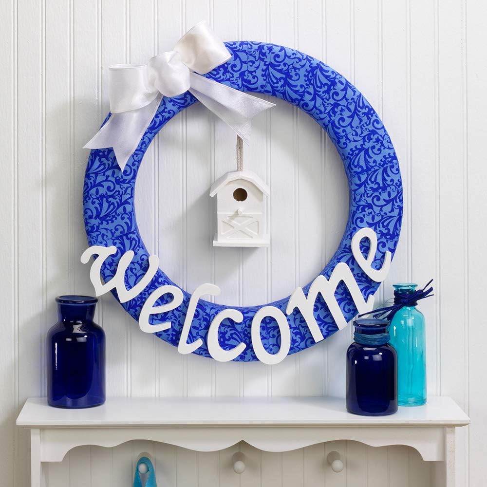 FloraCraft CraftFM Wreath 2x177 Inches White