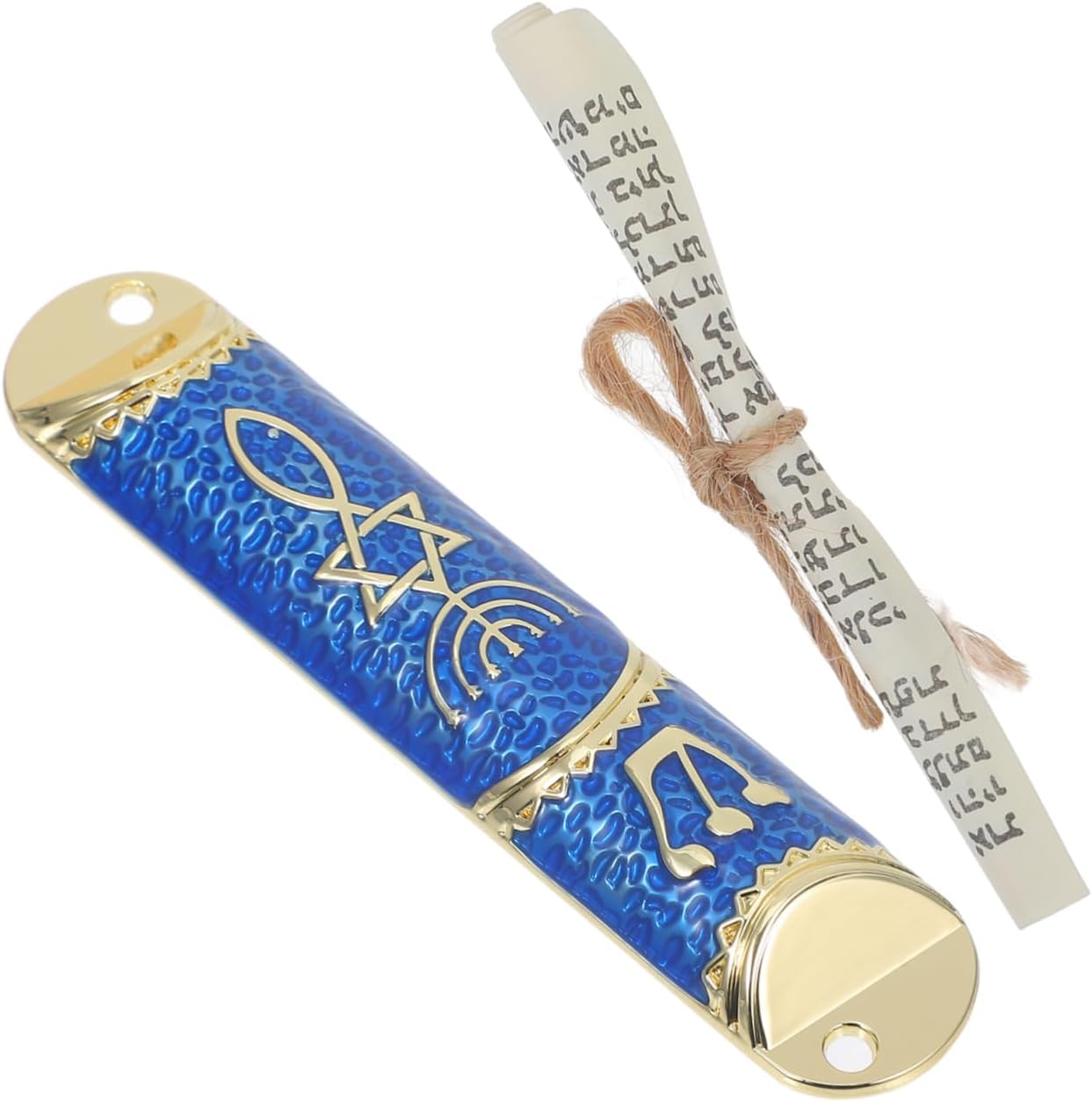 Cabilock Antique Metal Mezuzah Door Decor