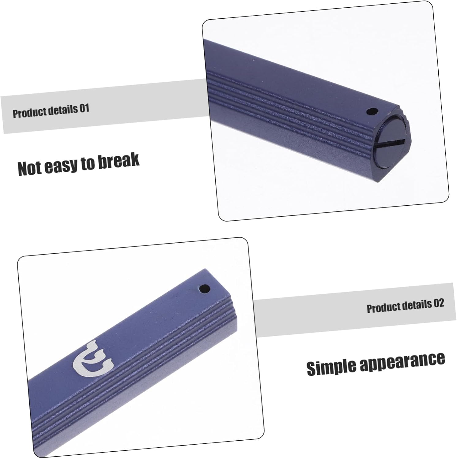 STOBAZA Metal Mezuzah with Scroll for Front Door Home Decor