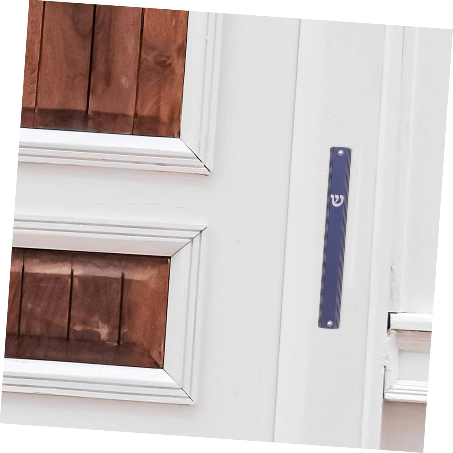 5pcs Metal Mezuzah Scroll Door Decorations Jewish Judaica Wall Accents