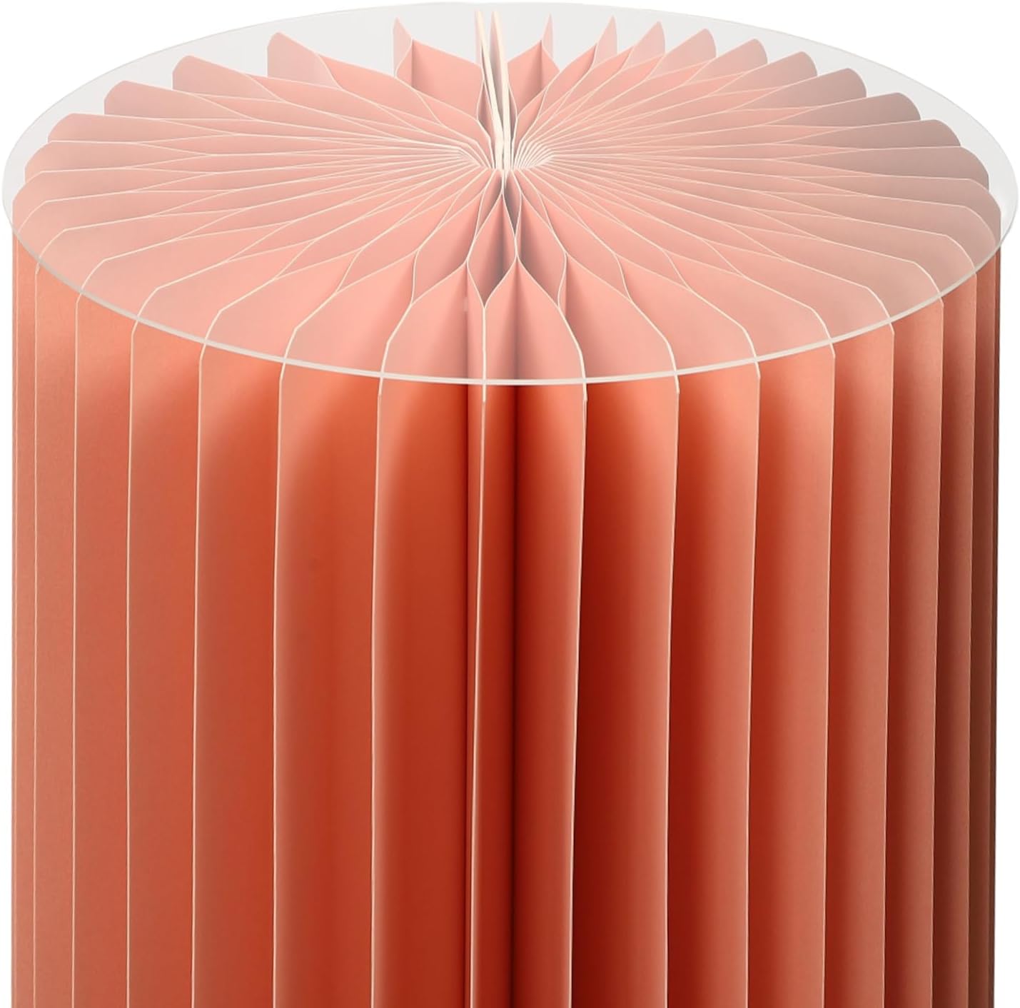 3 Pcs Foldable Accordion Cylinder Paper Display Stand for Flowers and Decor