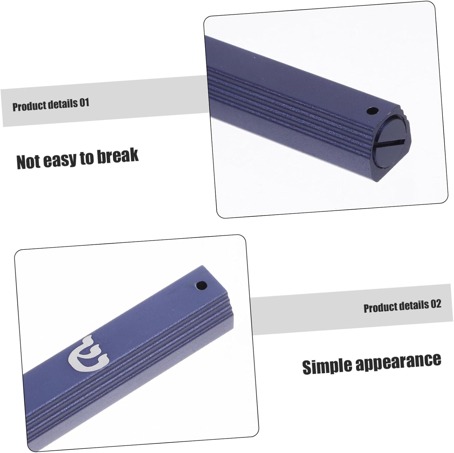 Cabilock 5pcs Metal Mezuzah Scroll Door Decorations Jewish Home Blessing Judaica Wall Art Accents 1