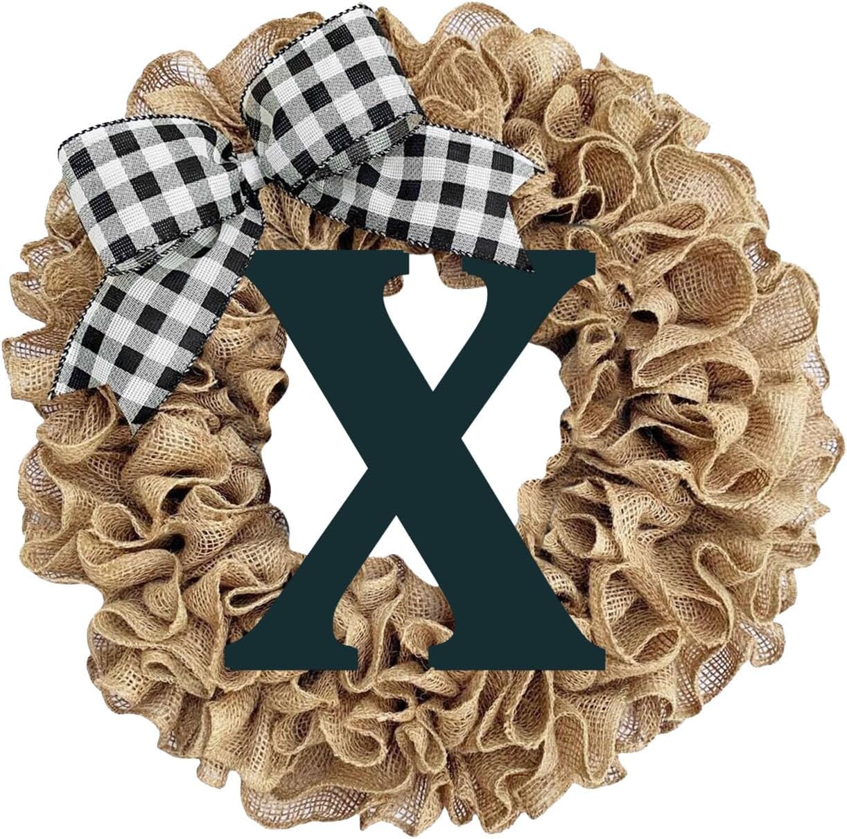Unique Last Name Year Round Front Door Wreath 1