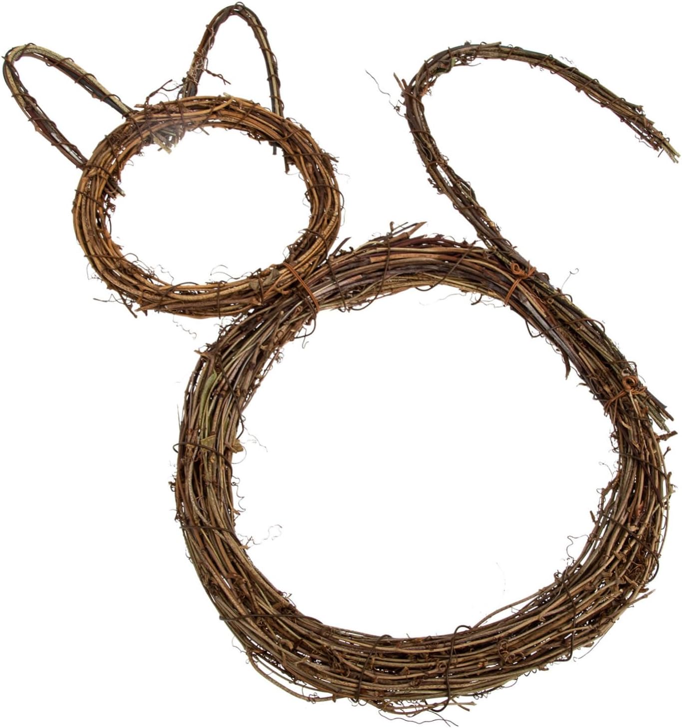 Healifty Cat Wreath Pendant for Door Hanging DIY Decor