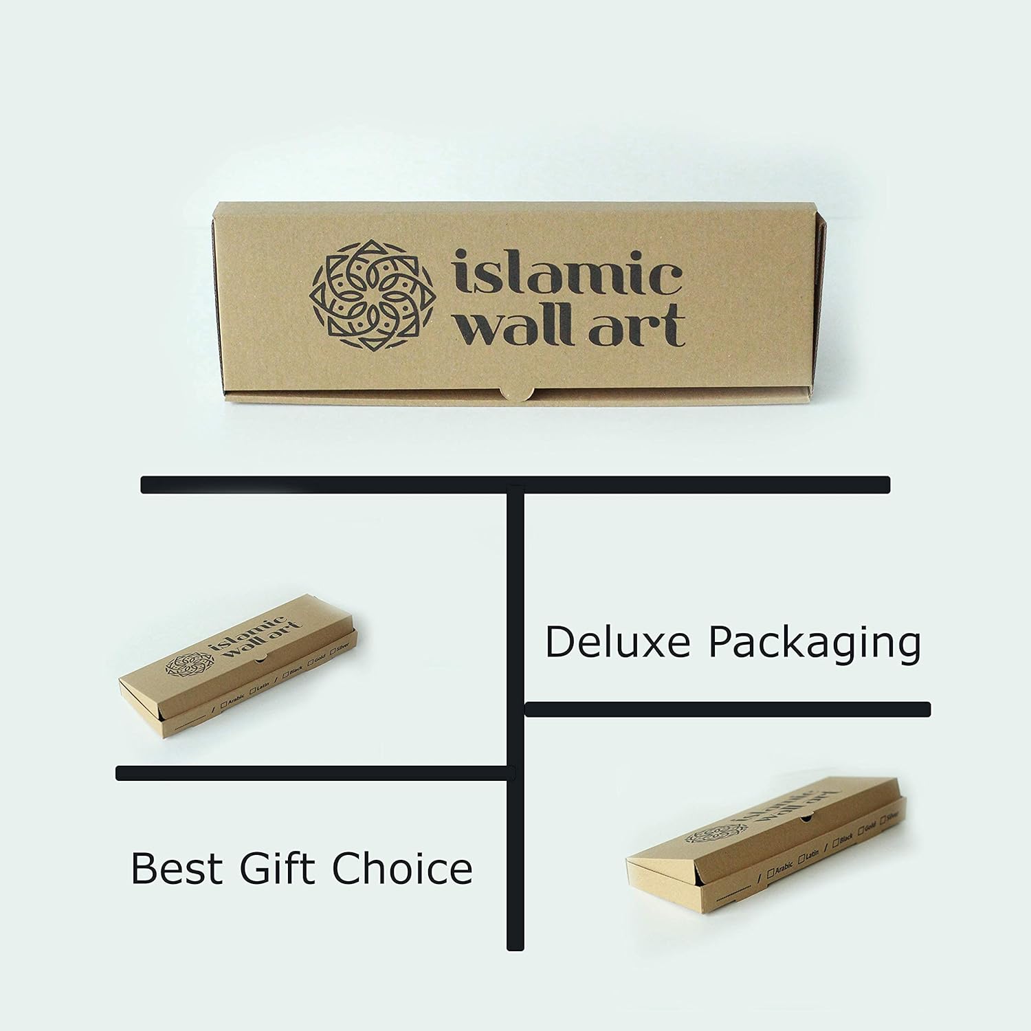 iwa Concept Bismillah Gold Islamic Home Decor
