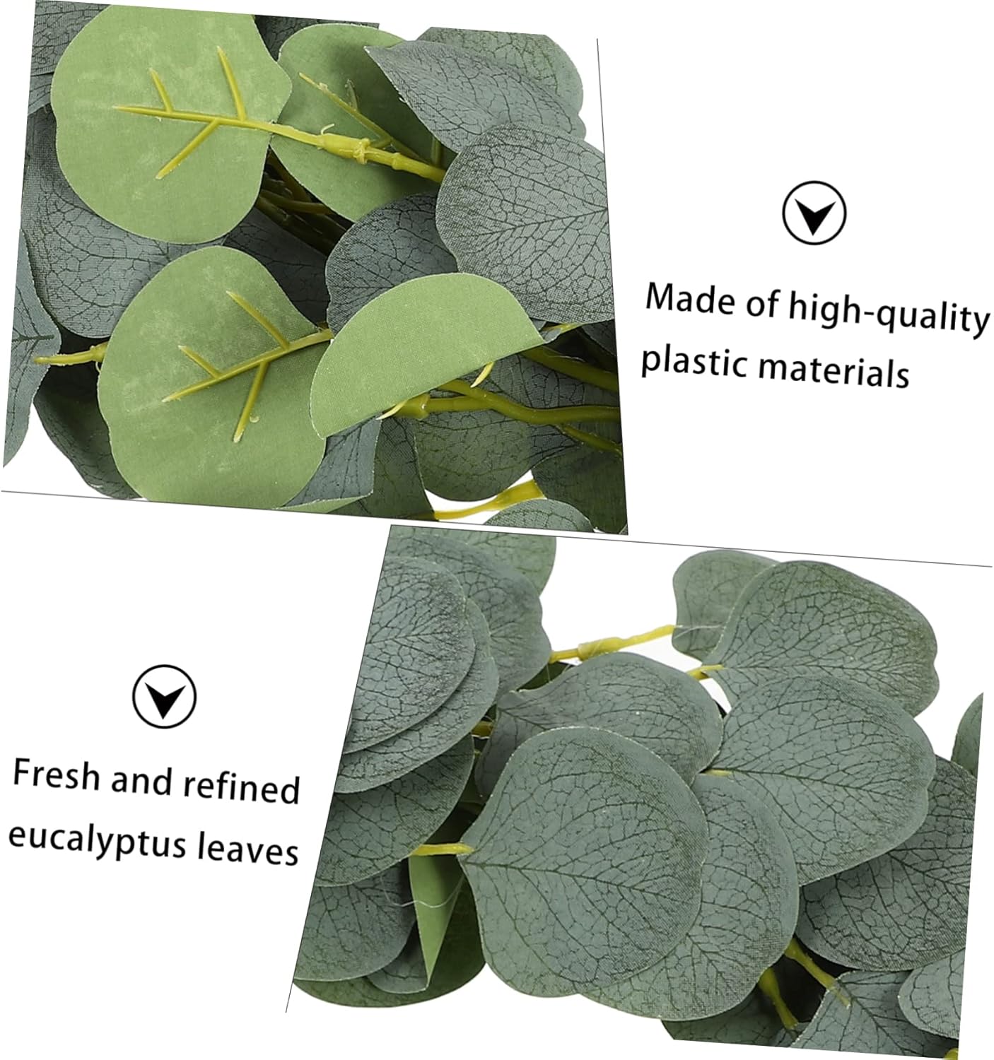 Stylish Emulated Green Wreath for Home Wedding Door Decor