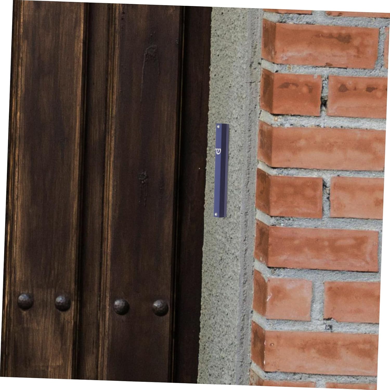 5pcs Metal Mezuzah Scroll Door Decorations Jewish Judaica Wall Accents