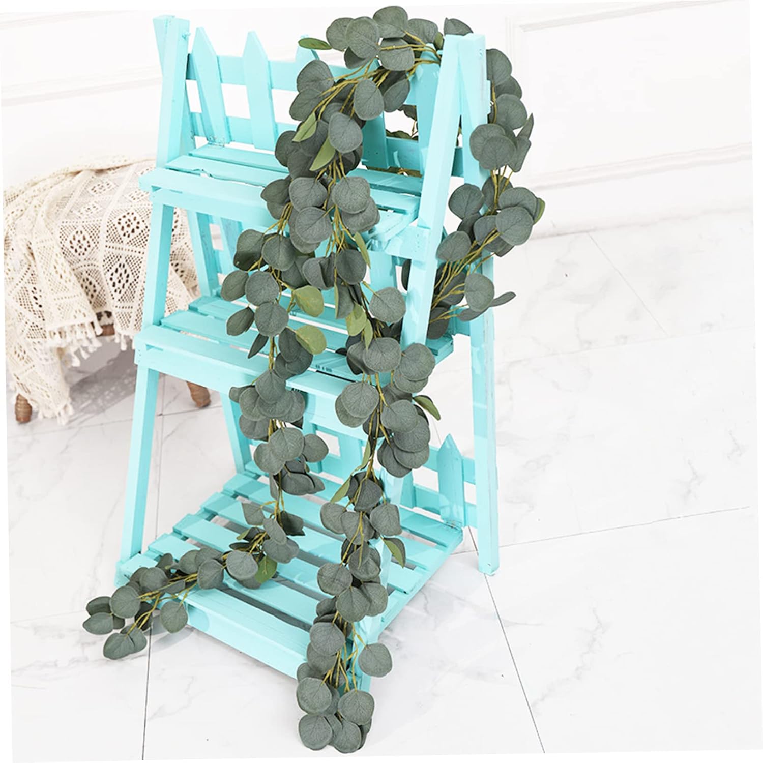 Stylish Emulated Green Wreath for Home Wedding Door Decor