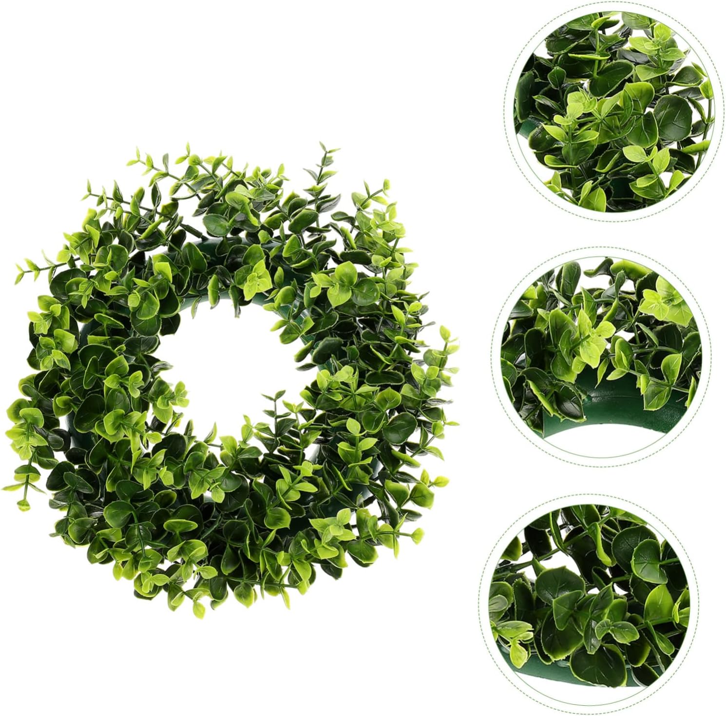 MAGICLULU Eucalyptus Leaf Wreath Door Hanger Modern Farmhouse Decor