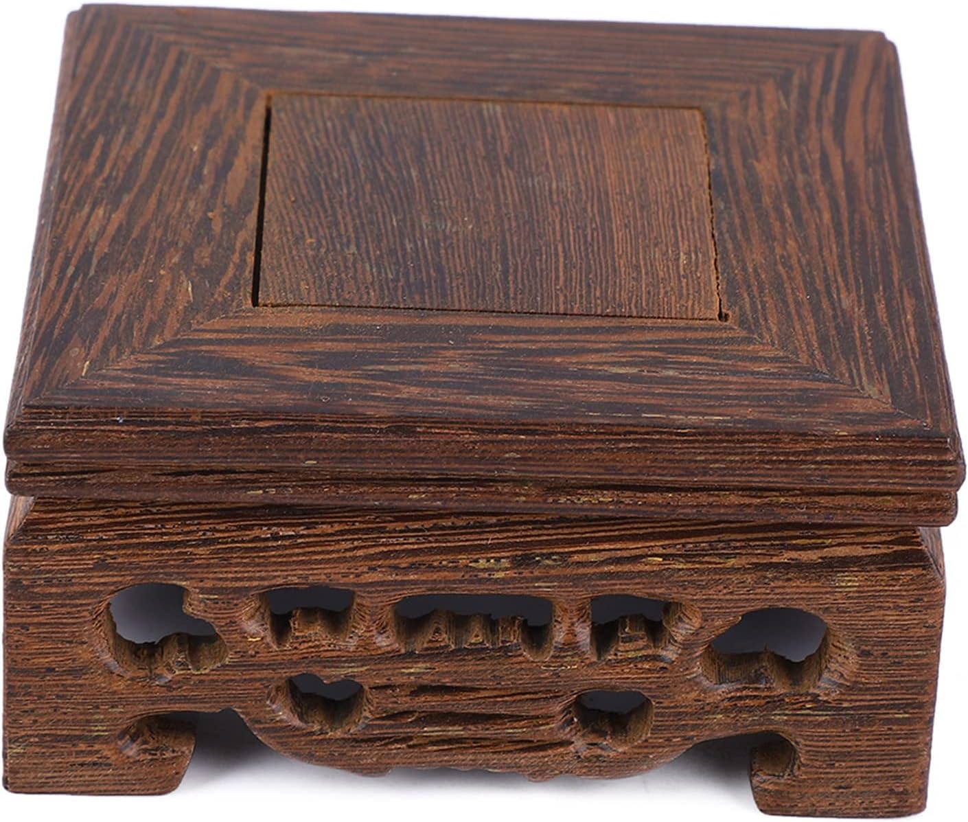 Hapivida Wood Display Stand for Teapot and Vase