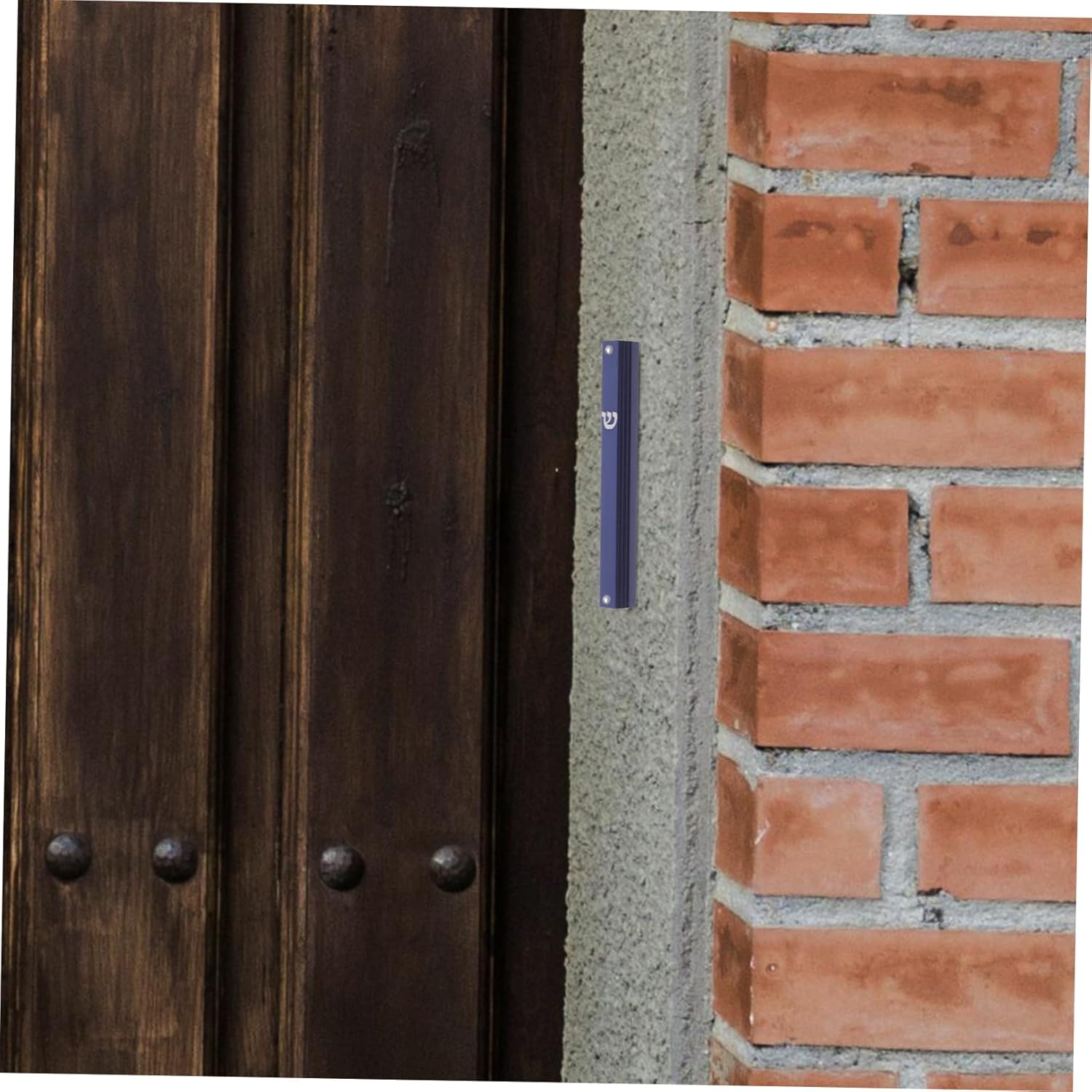 Cabilock Metal Mezuzah Front Door Decor