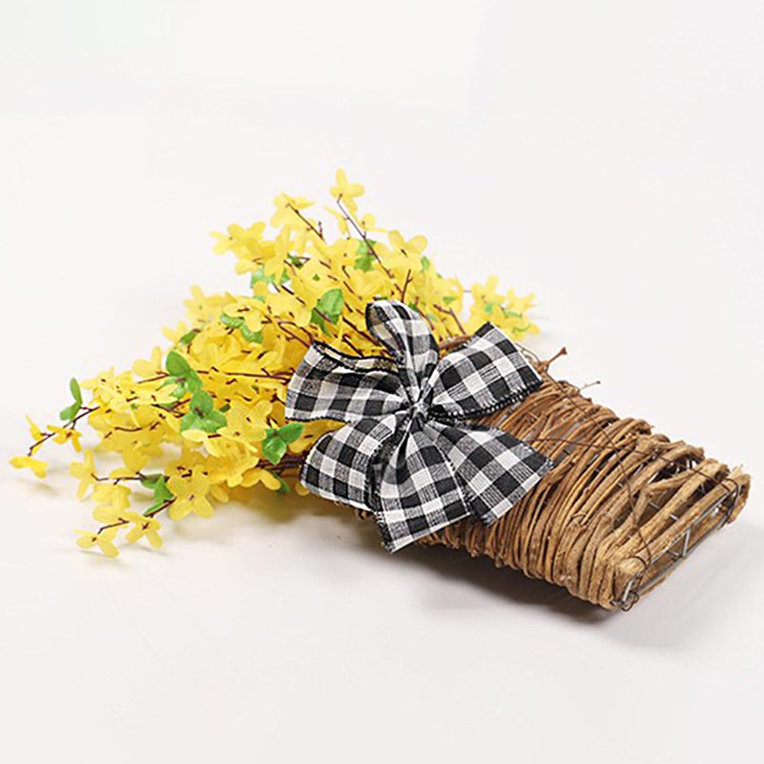 Door Hanger Basket Wreath 157 Inch Spring Decor