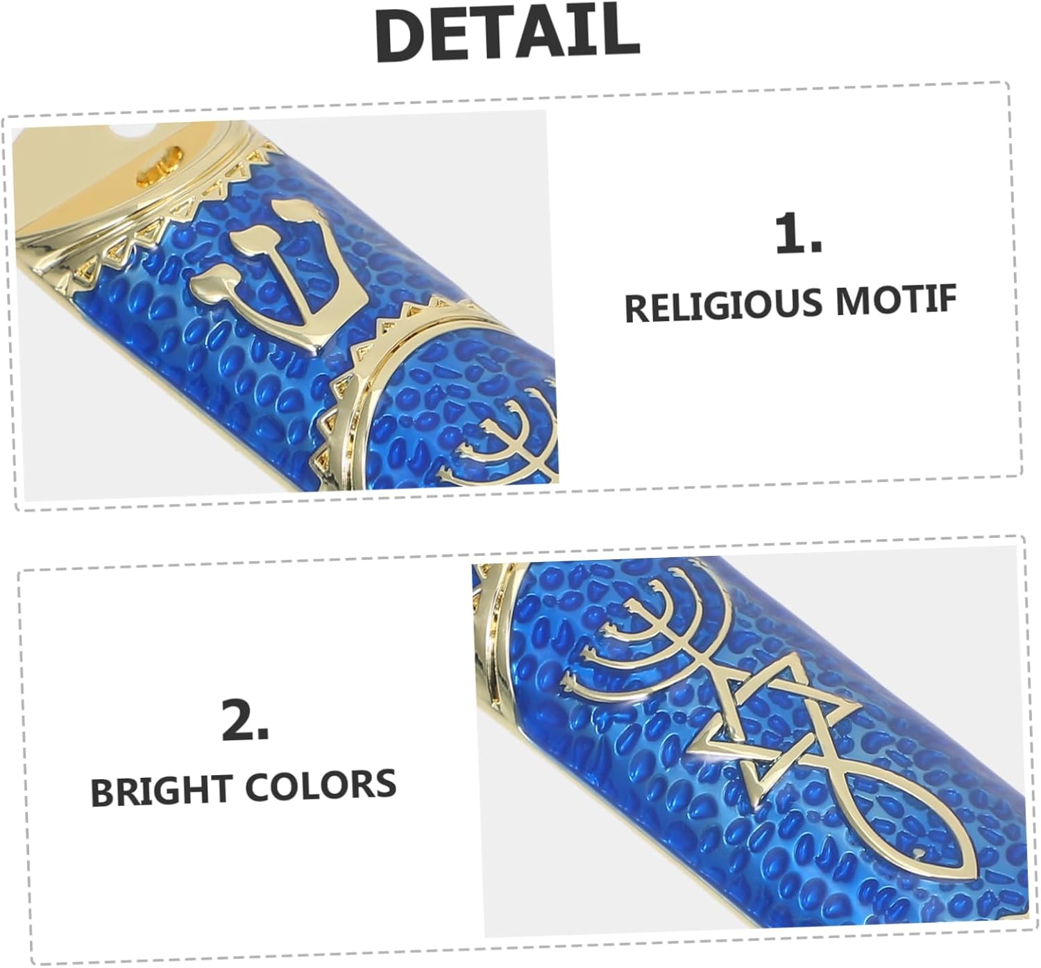 5pcs Jewish Mezuzah Metal Scroll Door Decor