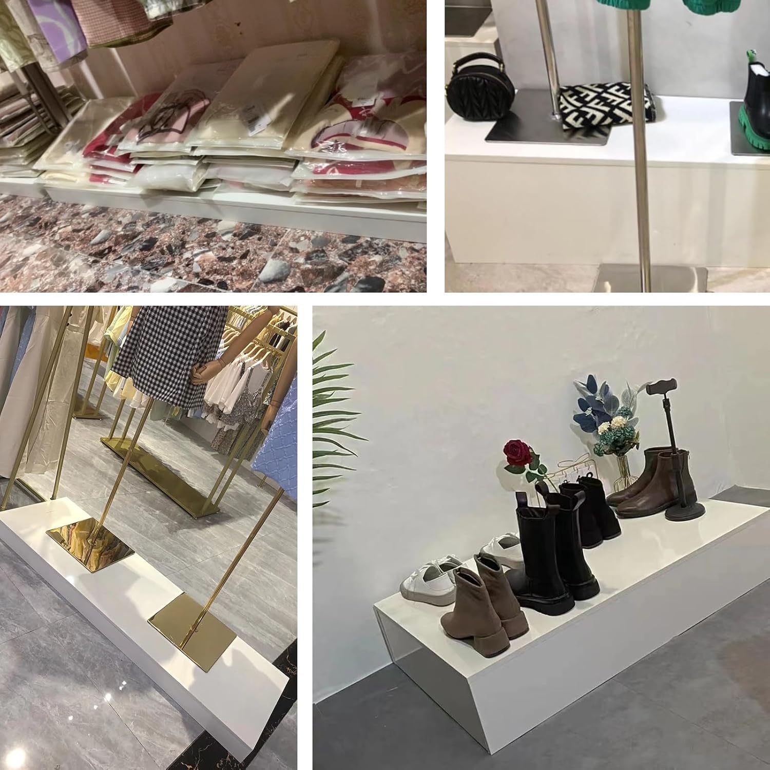 Square Display Pedestal Stand for Event Decor and Store Displays