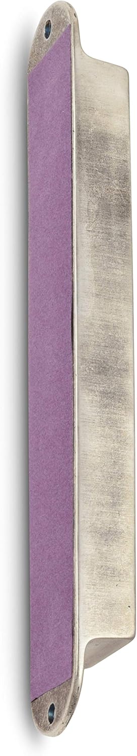 AJDesign Iris Collection Handcrafted Pewter Enamel Beaded Mezuzah Case Blue Flowers