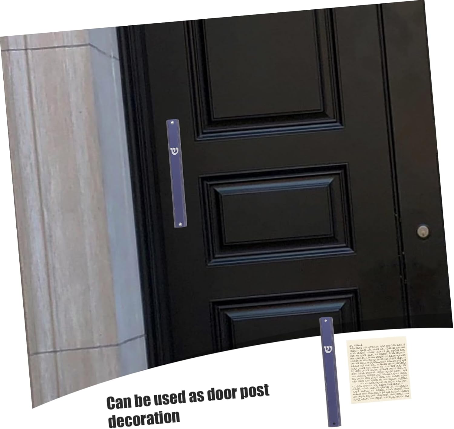 PRETYZOOM Metal Mezuzah Ornament for Door Decor