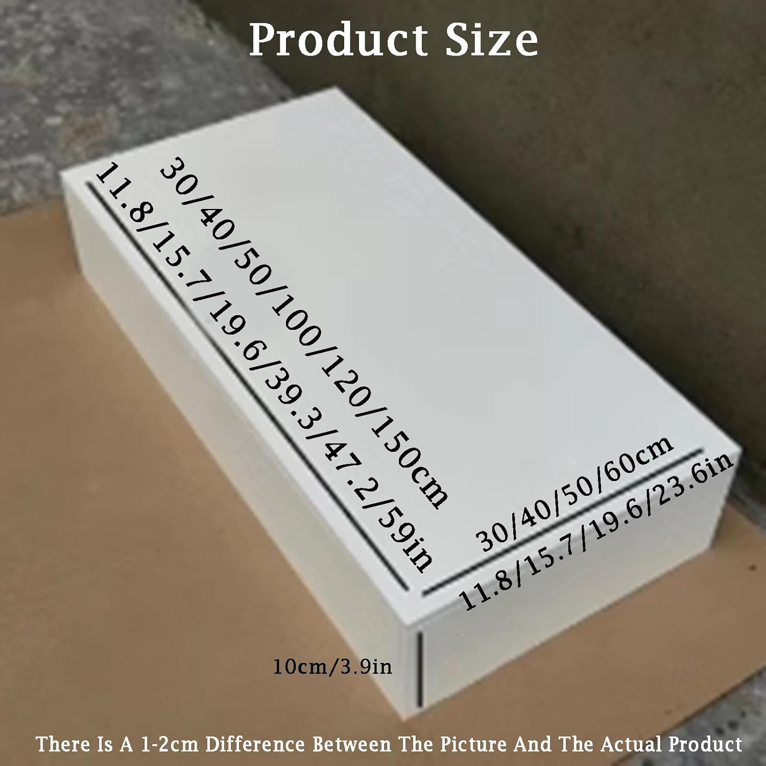 Square Pedestal Stand Black 40x40x10cm Wedding Display Riser