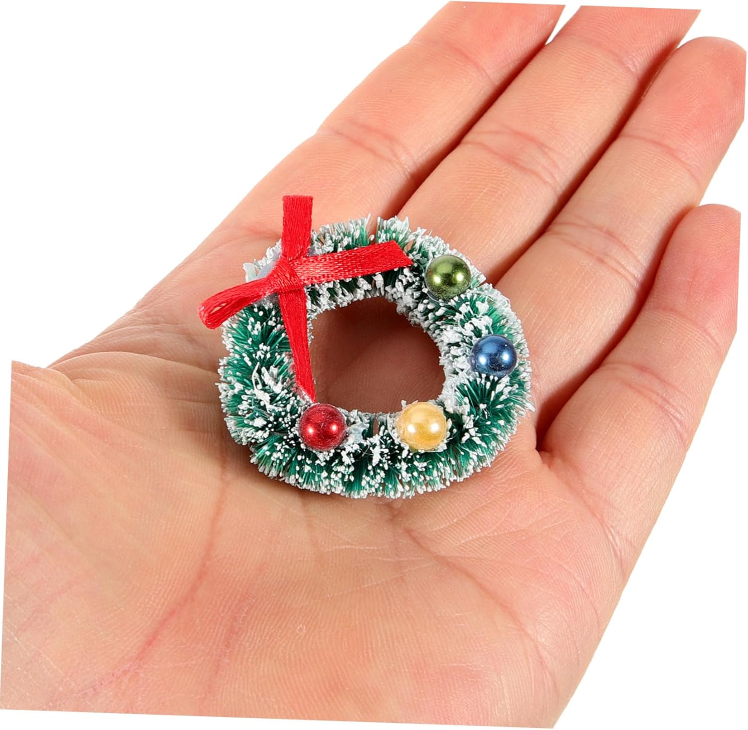 10pcs Christmas Wreath for Front Door and Window Hanging