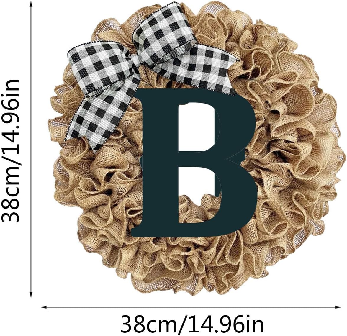 Custom Last Name Year Round Front Door Wreath