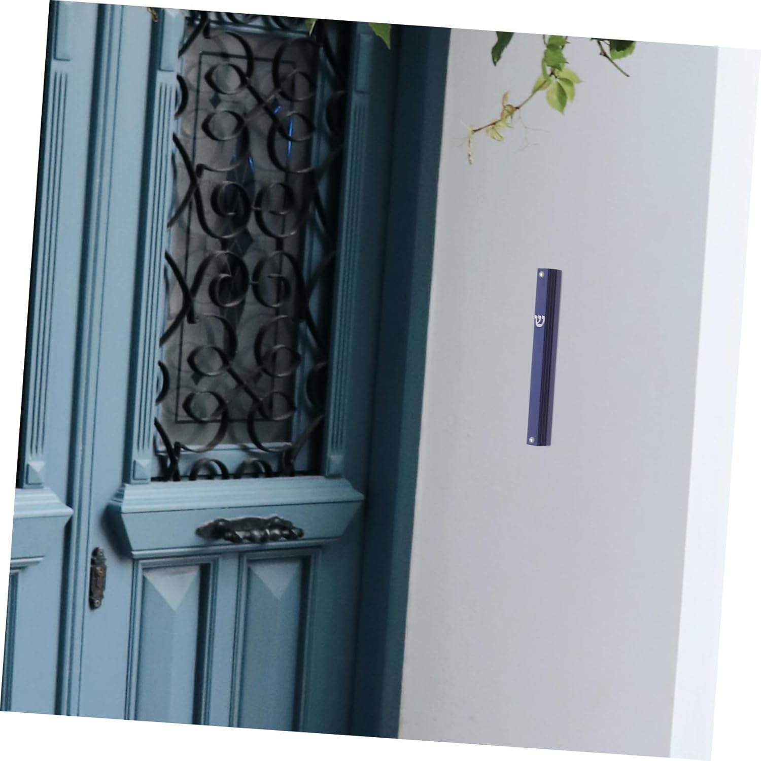 Cabilock Metal Mezuzah Front Door Decor