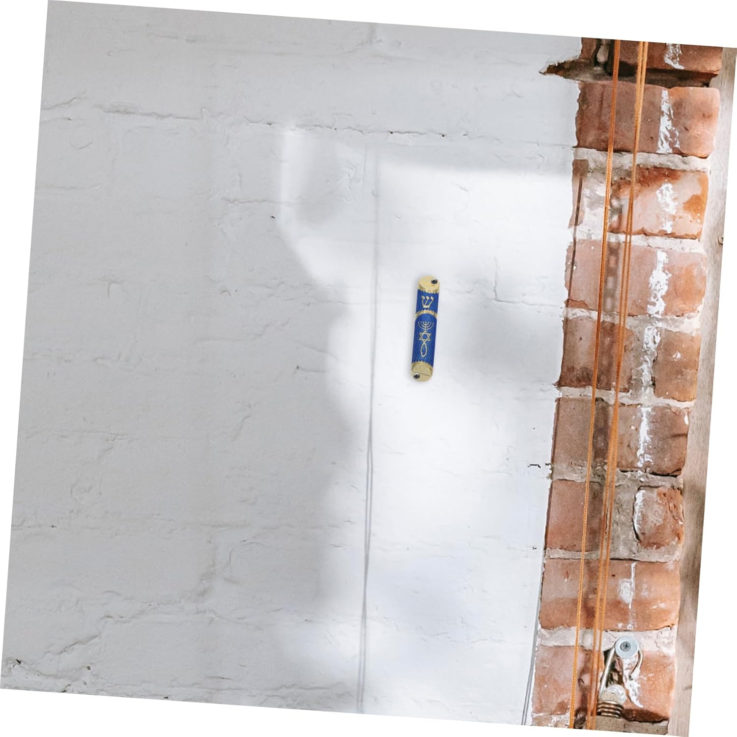 GLEAVI Classic Metal Mezuzah Door Decor Jewish Scroll Catholic Accent