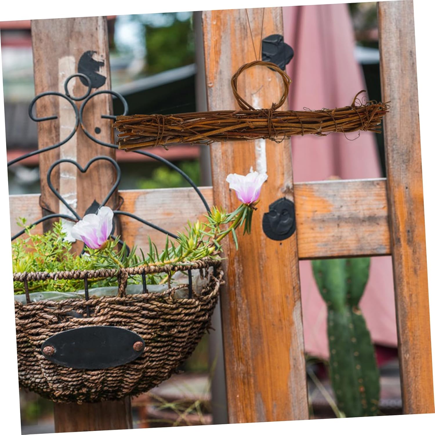 BESPORTBLE Rattan Wreath Frame for Home Decor
